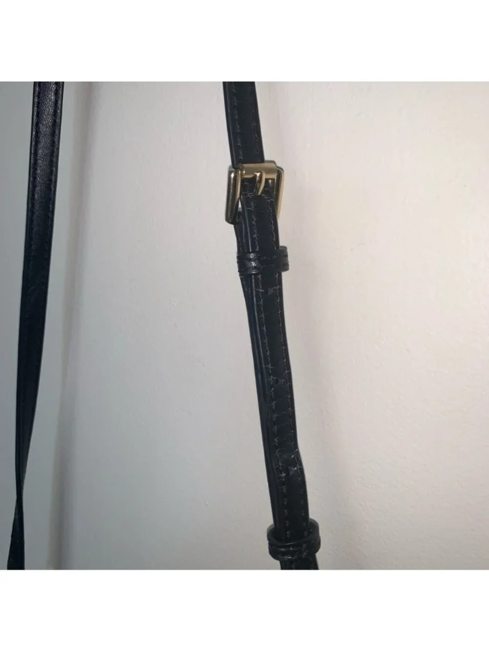 Michael Kors Black and Gold Camo Crossbody Bag